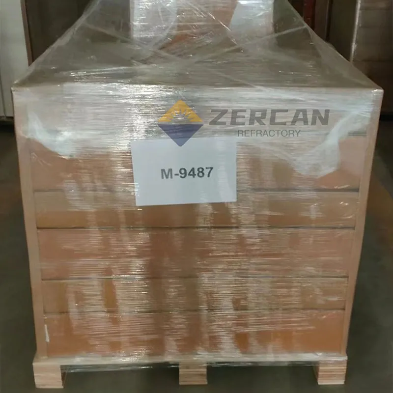 Керамические плиты с содержанием низким ZrO2  и керамические волокнистые одеяла отправлены в Россию.